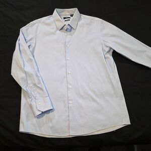 Boss Light Blue Men's Dress Shirt 17.5